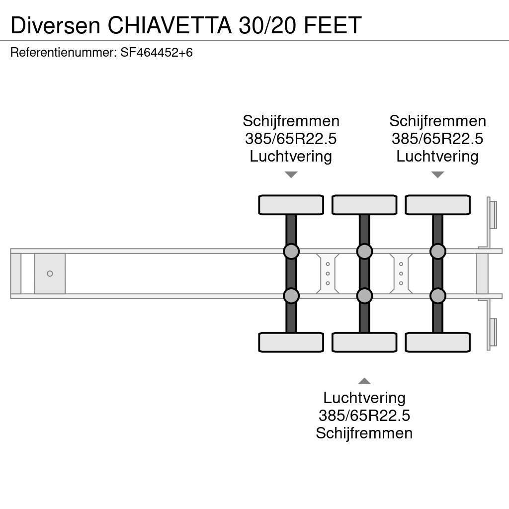  Diversen CHIAVETTA 30/20 FEET Containertrailer