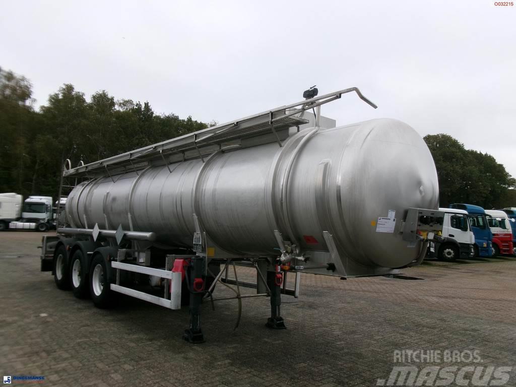  Parcisa Chemical tank inox L4BH 21.2 m3 / 1 comp / Tanktrailer