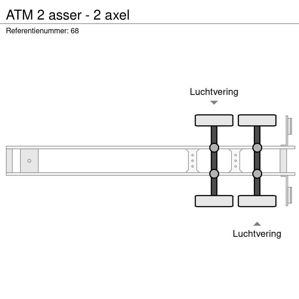 ATM 2 asser - 2 axel Tipptrailer