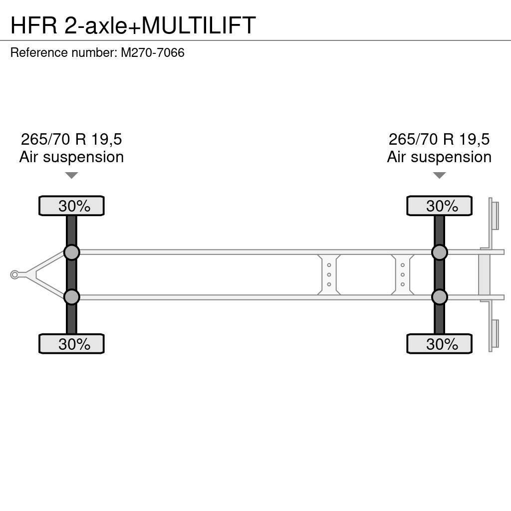 HFR 2-axle+MULTILIFT Övriga släp