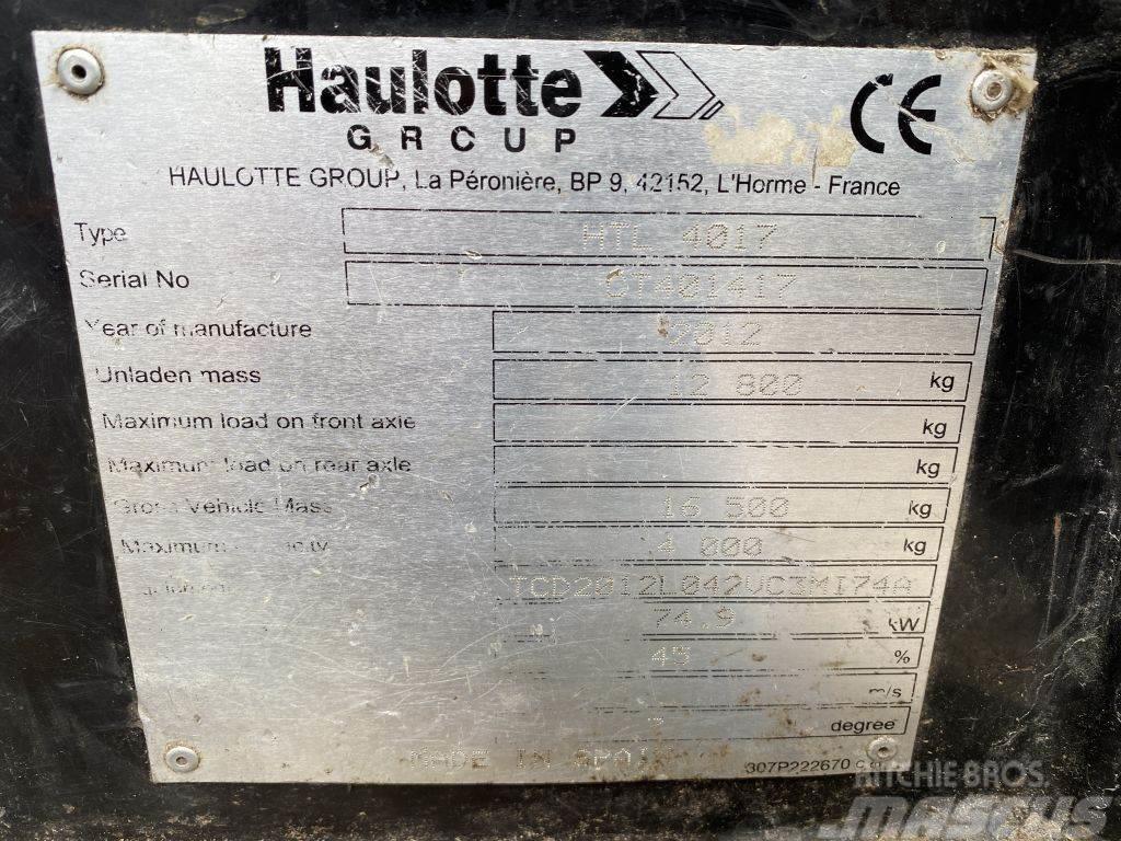 Haulotte HTL 4017 - 4X4X4 - 5.617 HOURS - 17 METER - 4.000 Teleskoplastare