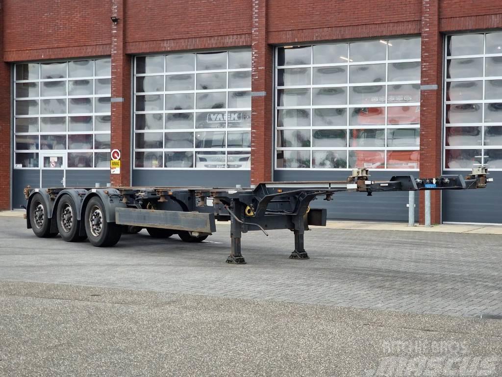 CIMC Silvergreen Containerchassis - 1x 20FT 2x 20FT 1x Containertrailer