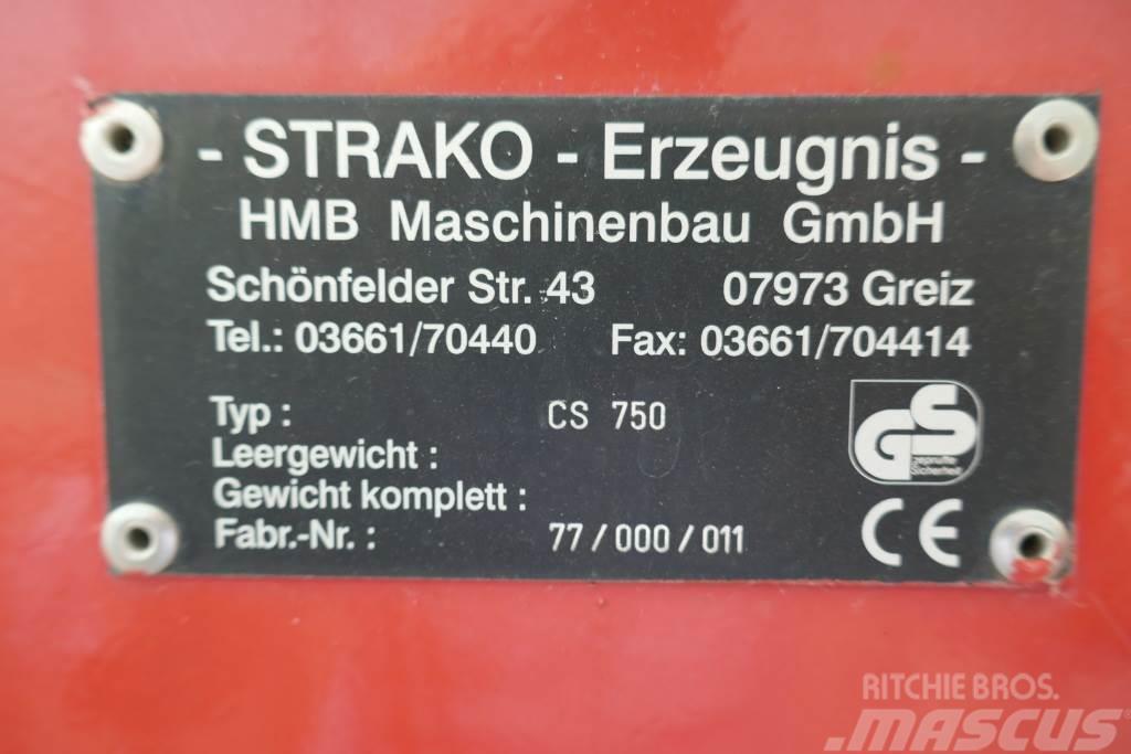  Strako Walzenstreuer CS 750 Tillbehör och reservdelar till vibratorplattor