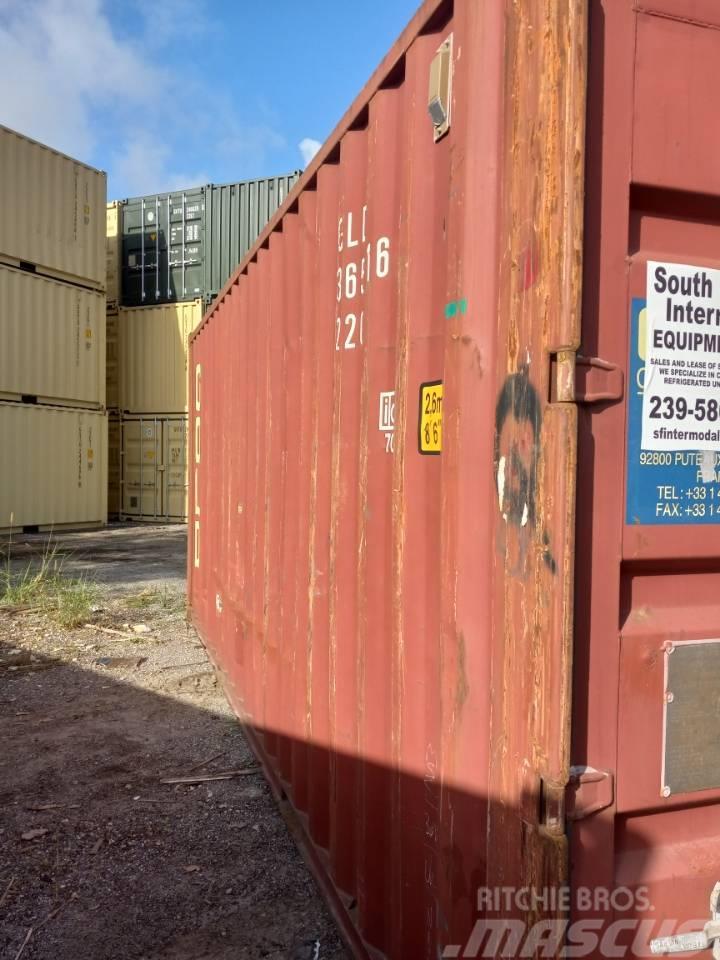 CIMC 20 foot Used Water Tight Shipping Container Växelflak-/Containersläp