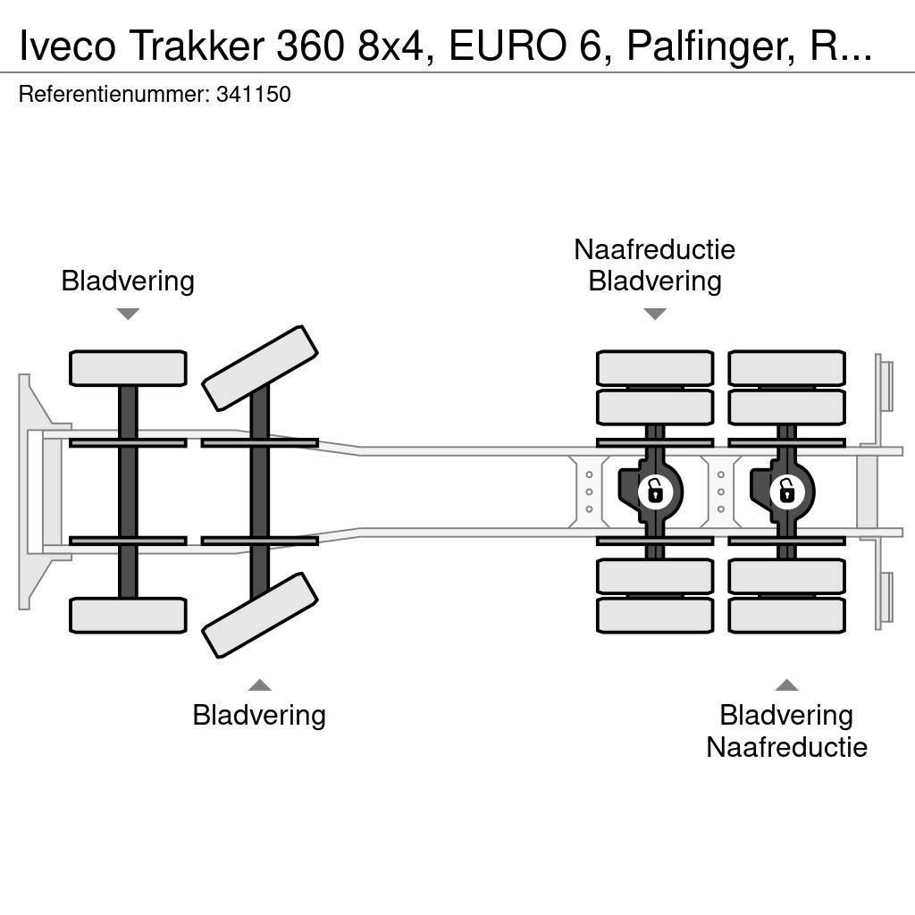 Iveco Trakker 360 8x4, EURO 6, Palfinger, Remote Flakbilar