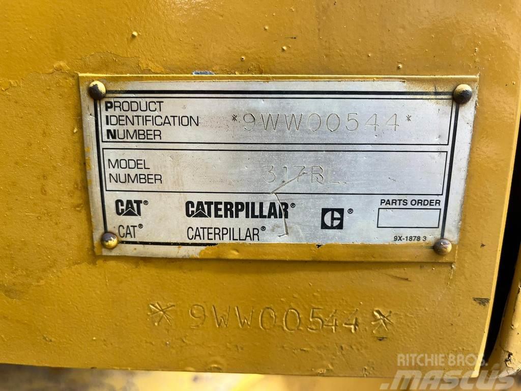 CAT 317BL - CE certified / Triple boom Bandgrävare