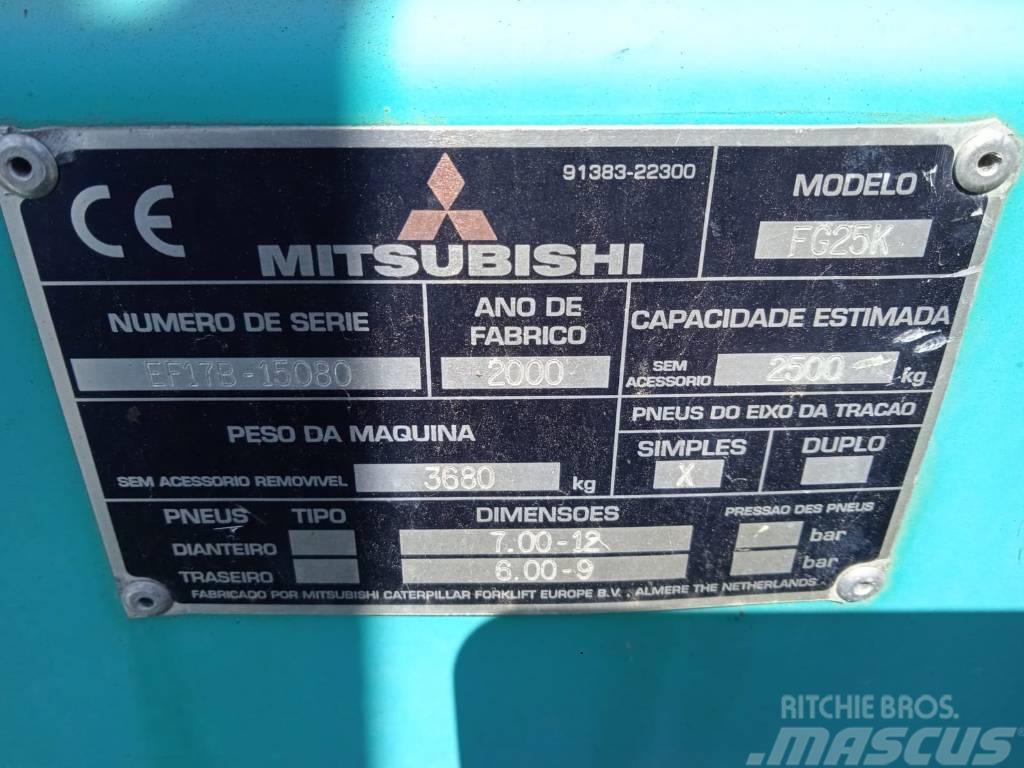Mitsubishi FG25K Gasolmotviktstruckar