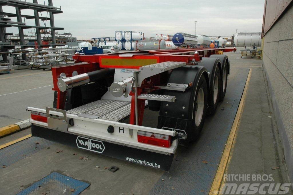 Van Hool 20" Tankchassis 3100 kg Containertrailer