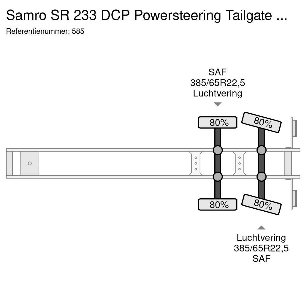 Samro SR 233 DCP Powersteering Tailgate NL Trailer! Skåptrailer