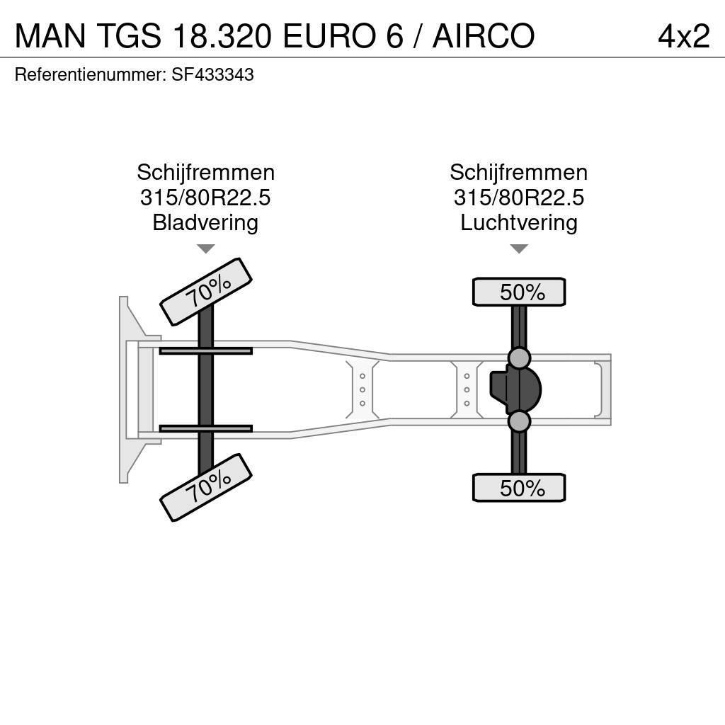 MAN TGS 18.320 EURO 6 / AIRCO Dragbilar