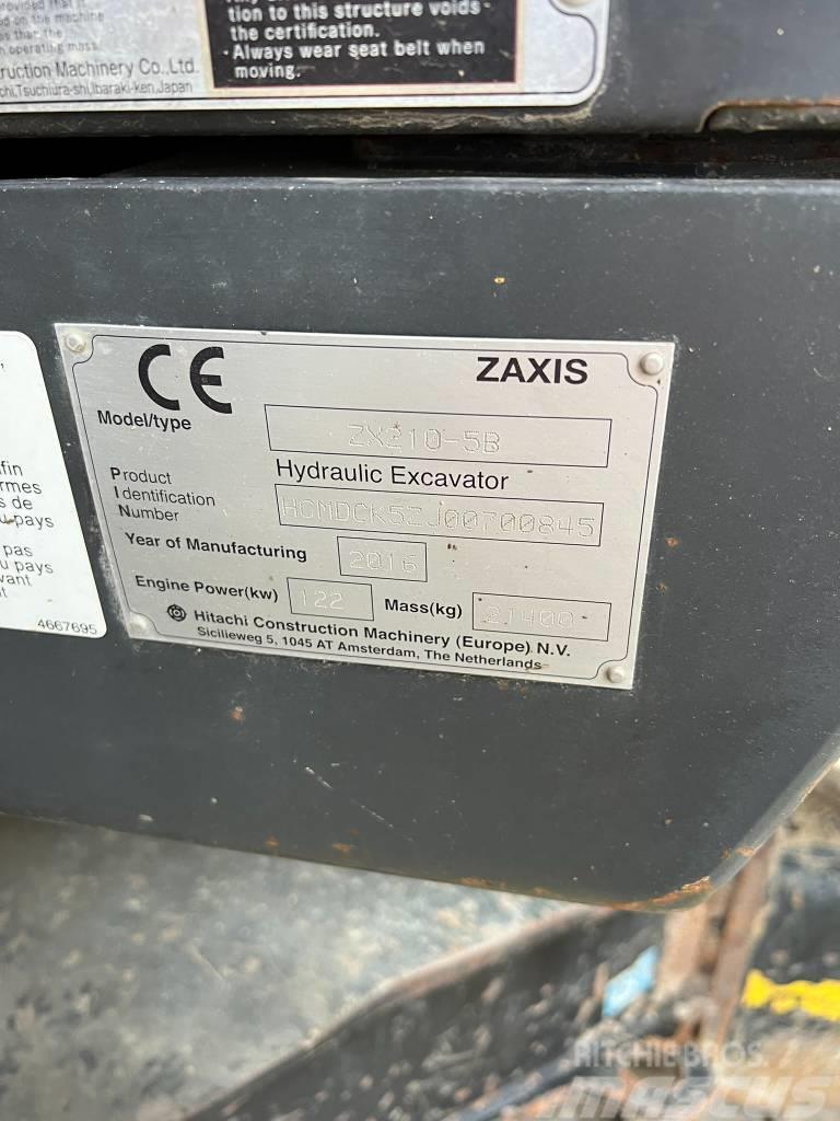 Hitachi ZX210LC Bandgrävare