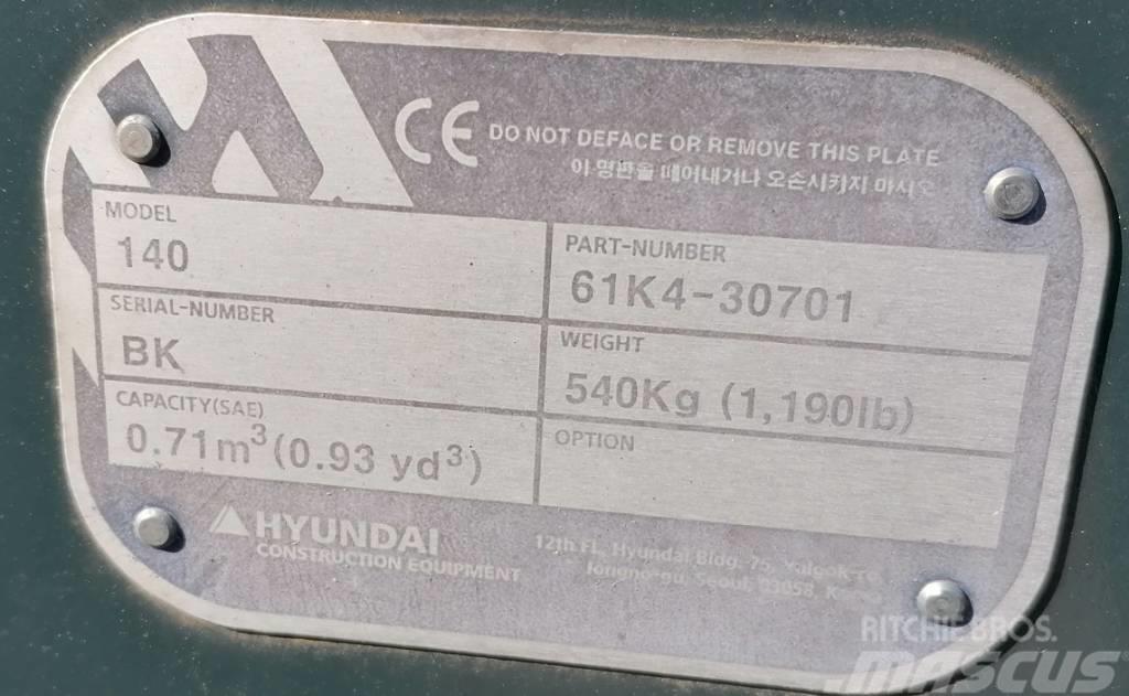Hyundai 0.7m3_HX140 Skopor