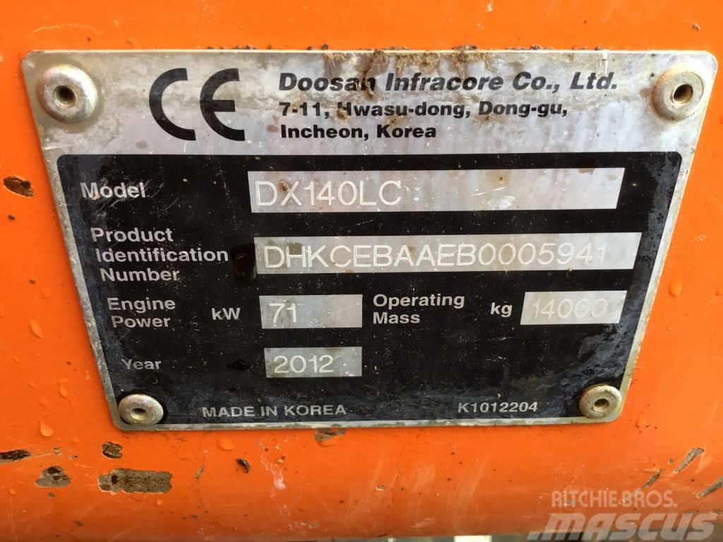 Doosan DX 140 LC Bandgrävare