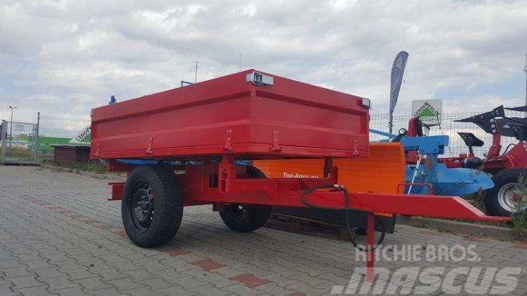 Top-Agro 3 sides tipping trailer, 1 axle, perfect price! Tippvagnar