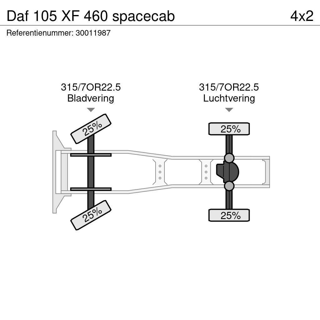 DAF 105 XF 460 spacecab Dragbilar