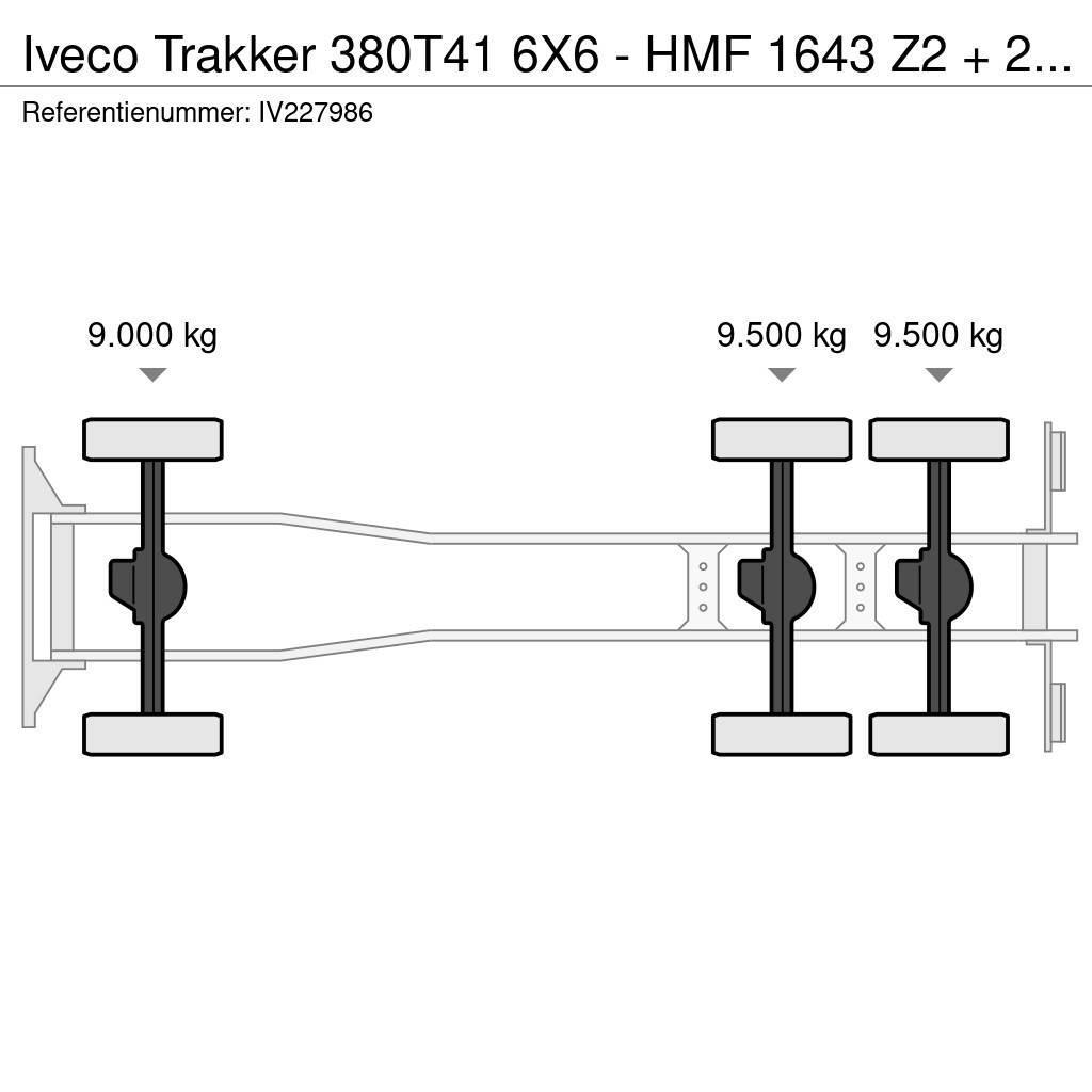Iveco Trakker 380T41 6X6 - HMF 1643 Z2 + 2-WAY TIPPER Tippbilar