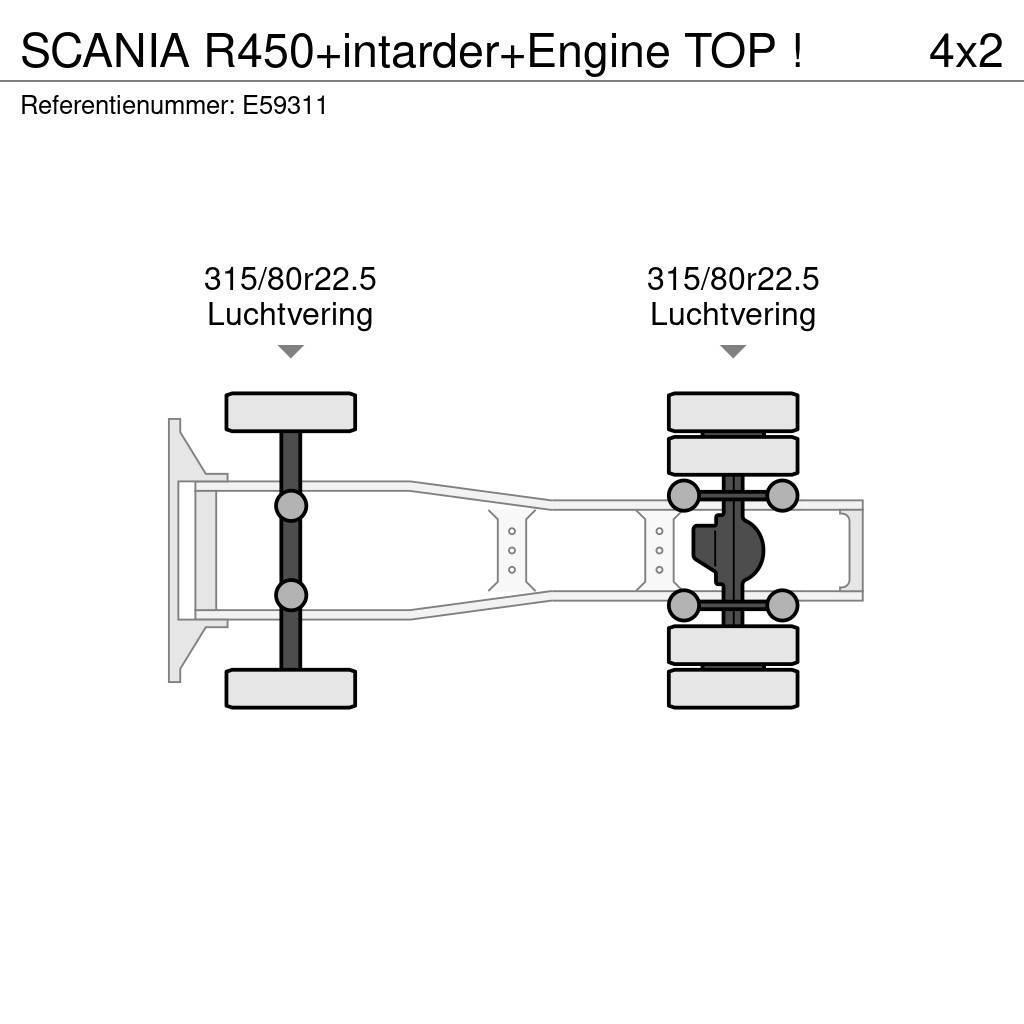 Scania R450+intarder+Engine TOP ! Dragbilar