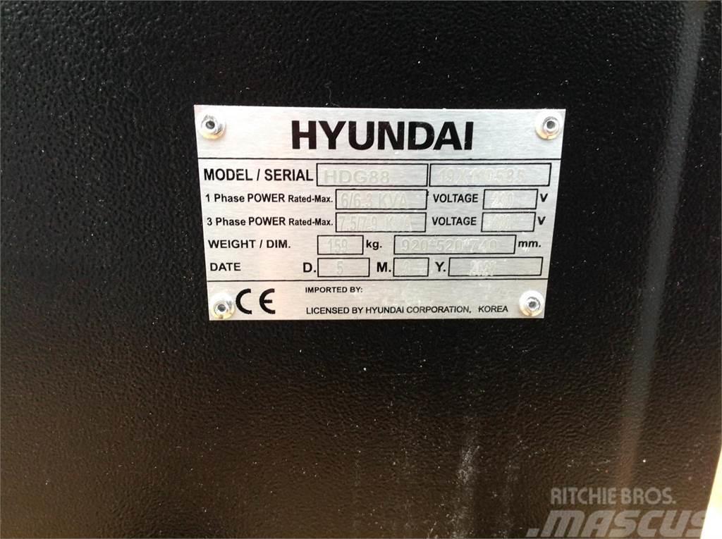 Hyundai Aggregaat HDG 88 Bensingeneratorer