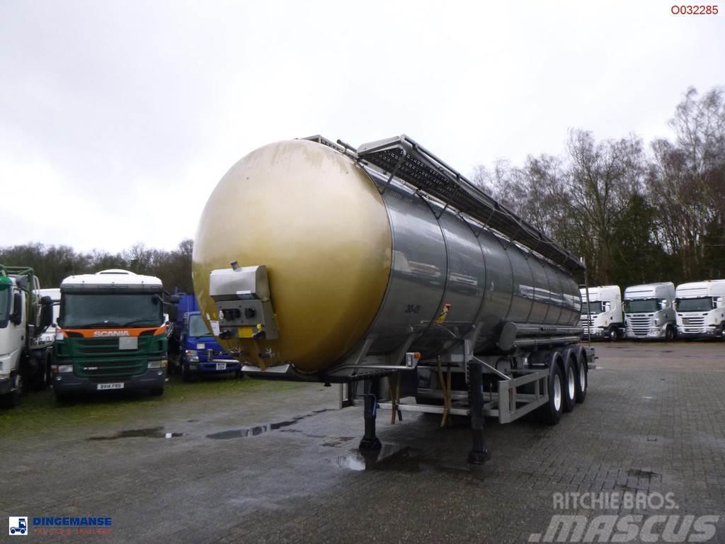 Parcisa Chemical tank inox L4BH 30 m3 / 1 comp / A Tanktrailer
