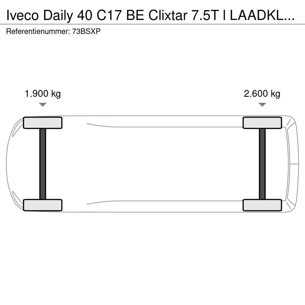 Iveco Daily 40 C17 BE Clixtar 7.5T l LAADKLEP l MEUBELBA Övriga bilar