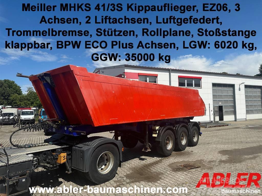 Meiller MHKS 41/3S 3-Achser BPW ECO PLUS 2 Liftachsen Liftdumpertrailer