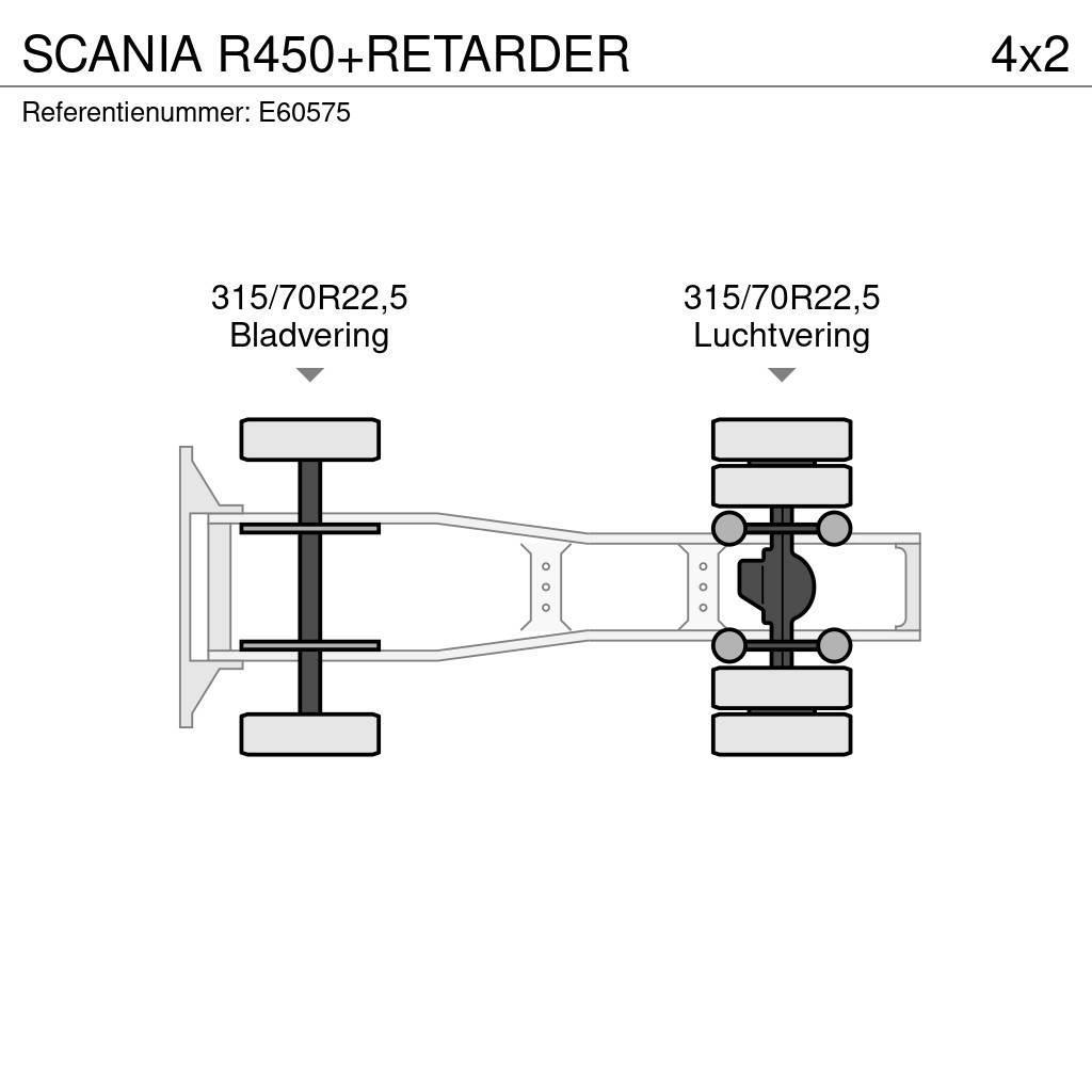 Scania R450+RETARDER Dragbilar