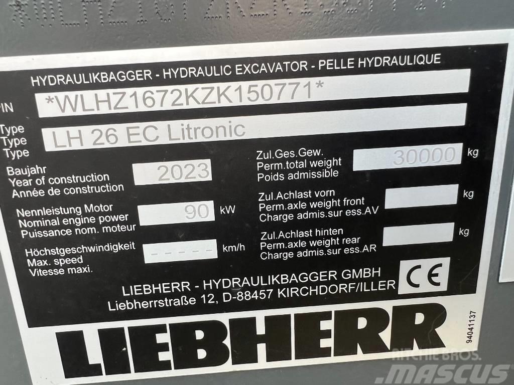 Liebherr LH26 EC Bandgrävare