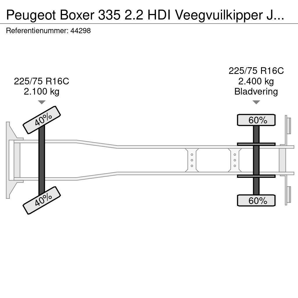 Peugeot Boxer 335 2.2 HDI Veegvuilkipper Just 156.275 km! Flakbilar