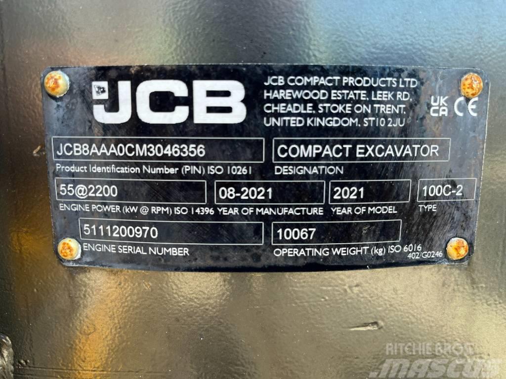JCB 100 C Midigrävmaskiner 7t - 12t