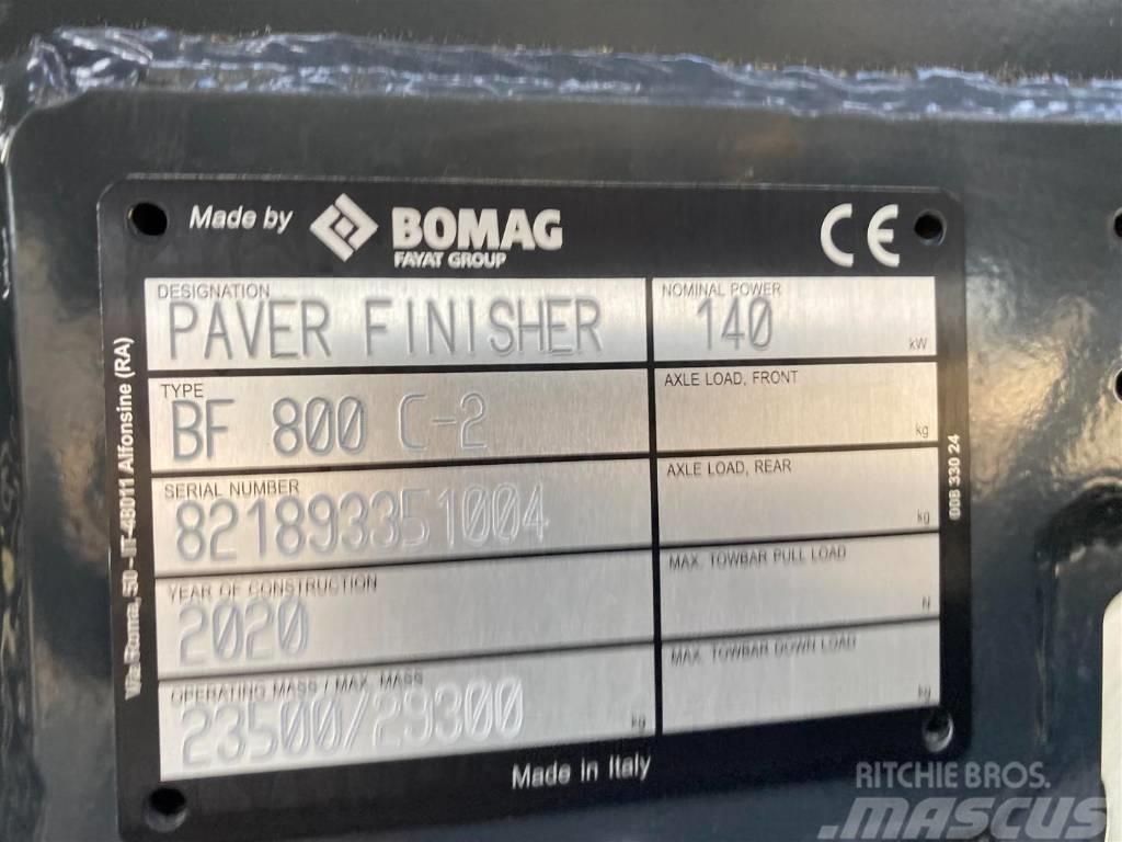 Bomag BF 800 C-2 S600 HMI 1.0 Asfaltsläggningsmaskiner