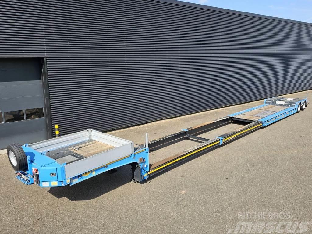 Broshuis 2ABD-38 / 2 X EXTENDABLE / 16.62 mtr BED / Låg lastande semi trailer