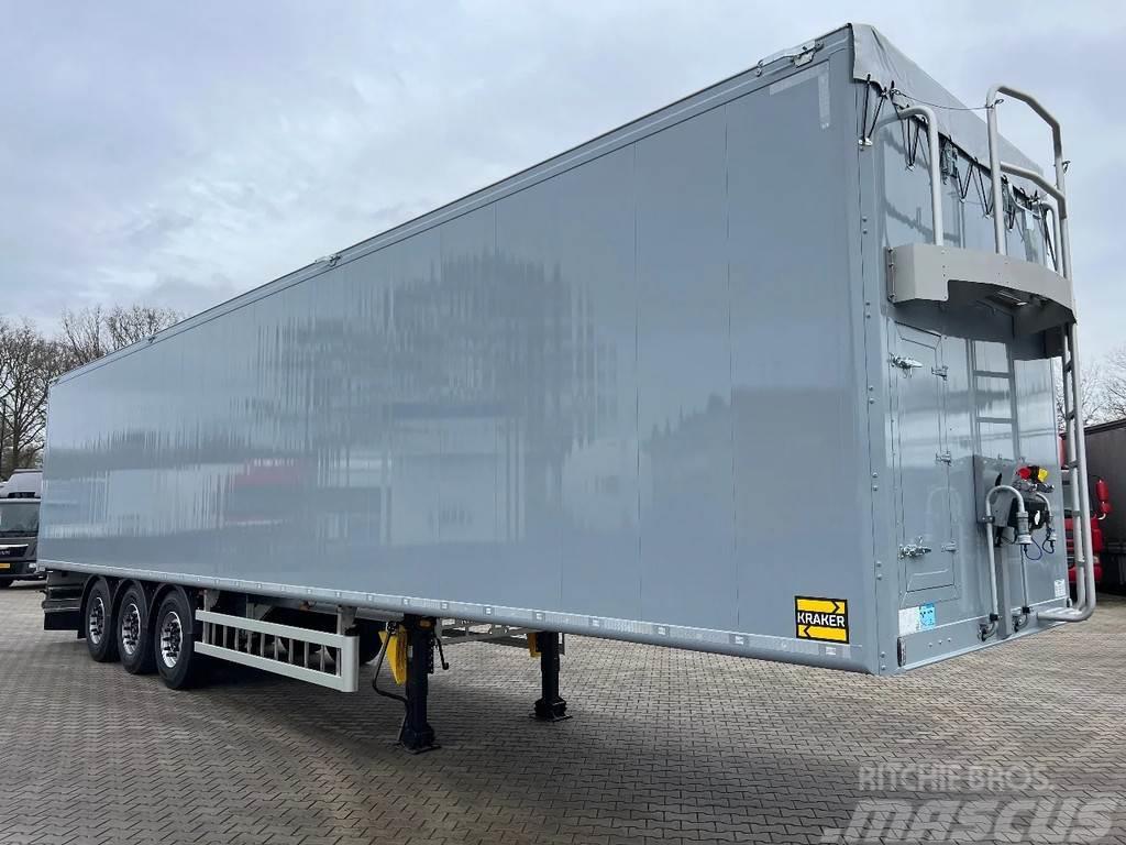 Kraker K-Force 92m3 Cargo Floor 10MM SAF, Liftachse, Remo Walking floor semitrailers