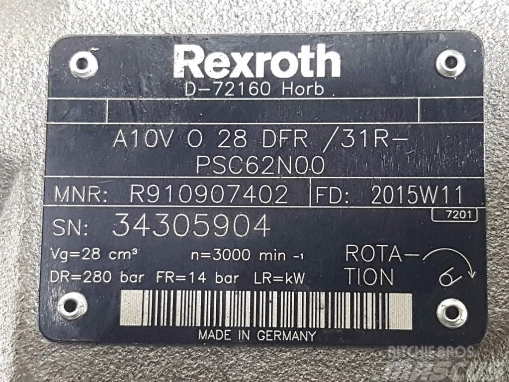 Rexroth A10VO28DFR/31R-R910907402-Load sensing pump Hydraulik