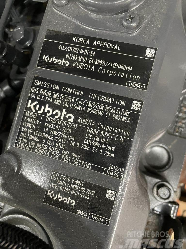 Kubota D1703 Motorer