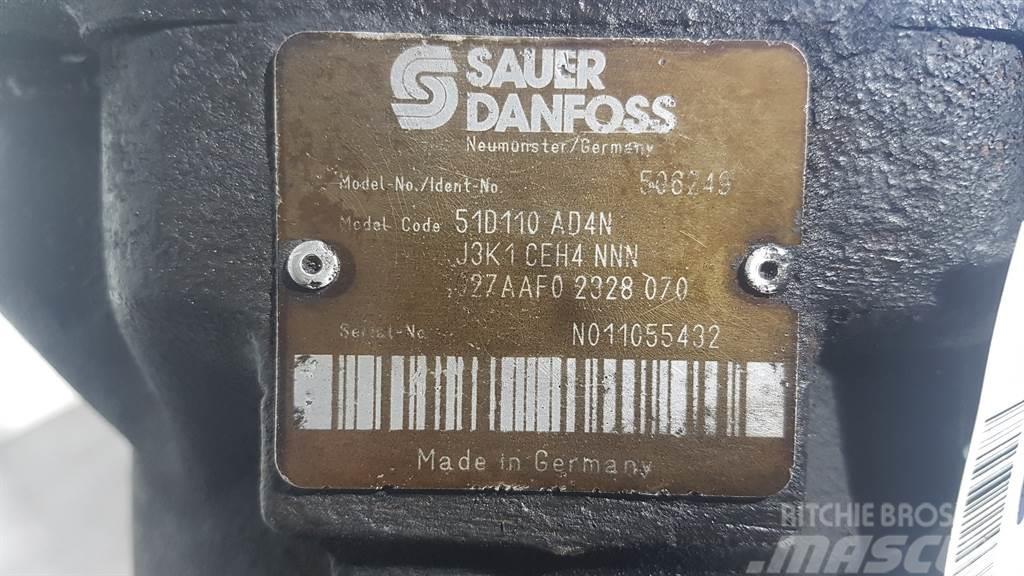 Sauer Danfoss 51D110AD4N-Drive motor/Fahrmotor/Rijmotor Hydraulik