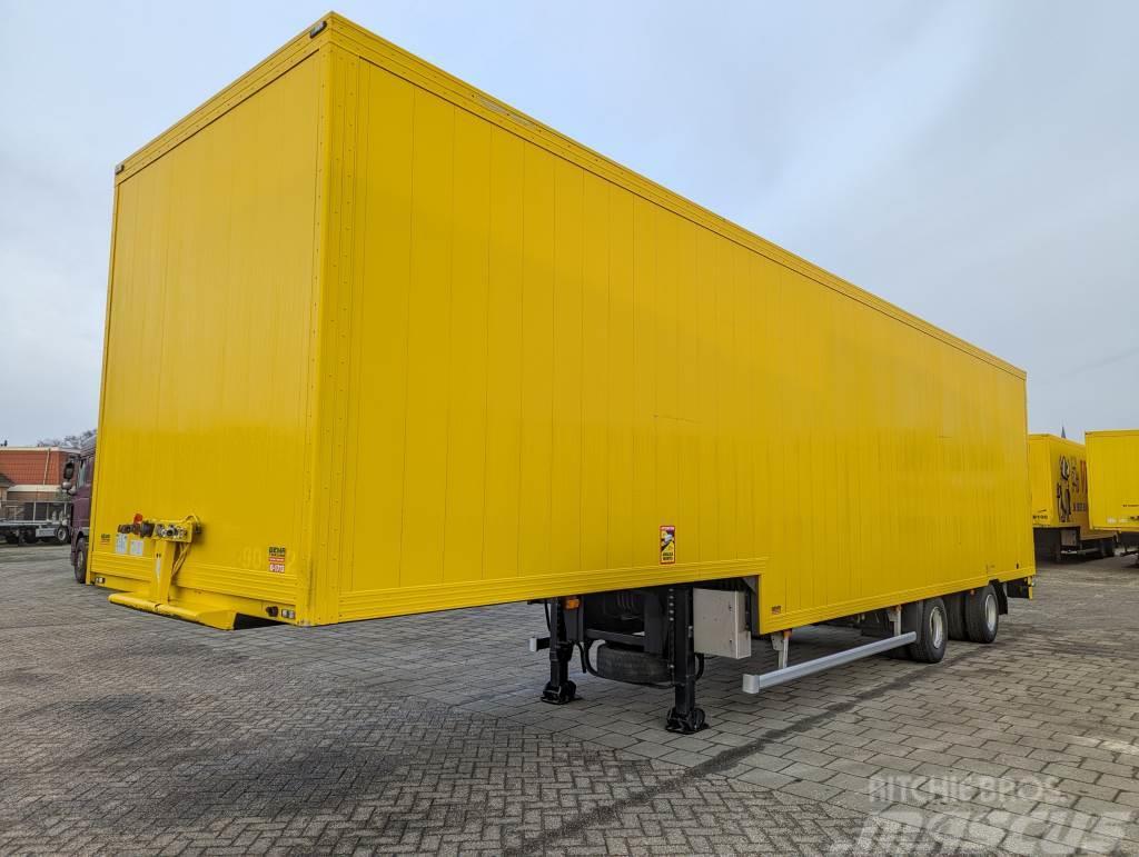 Floor FLO-2-101 - Gesloten Semi-Dieplader 12.5m - ALU Op Låg lastande semi trailer