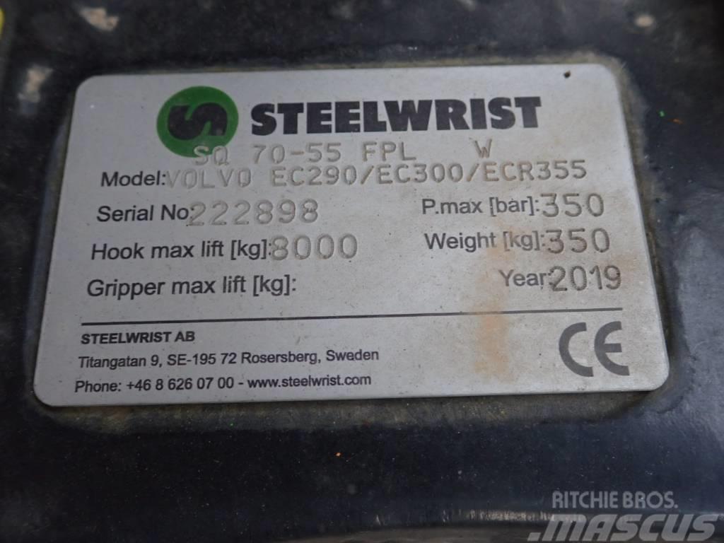 Steelwrist Vollhydr. SW SQ70 passend Volvo EC300 Redskapsfäste/ adaptrar