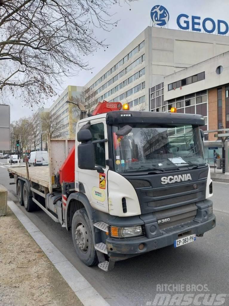 Camion porteur Scania P360 10TM Euro 5 Kranbilar