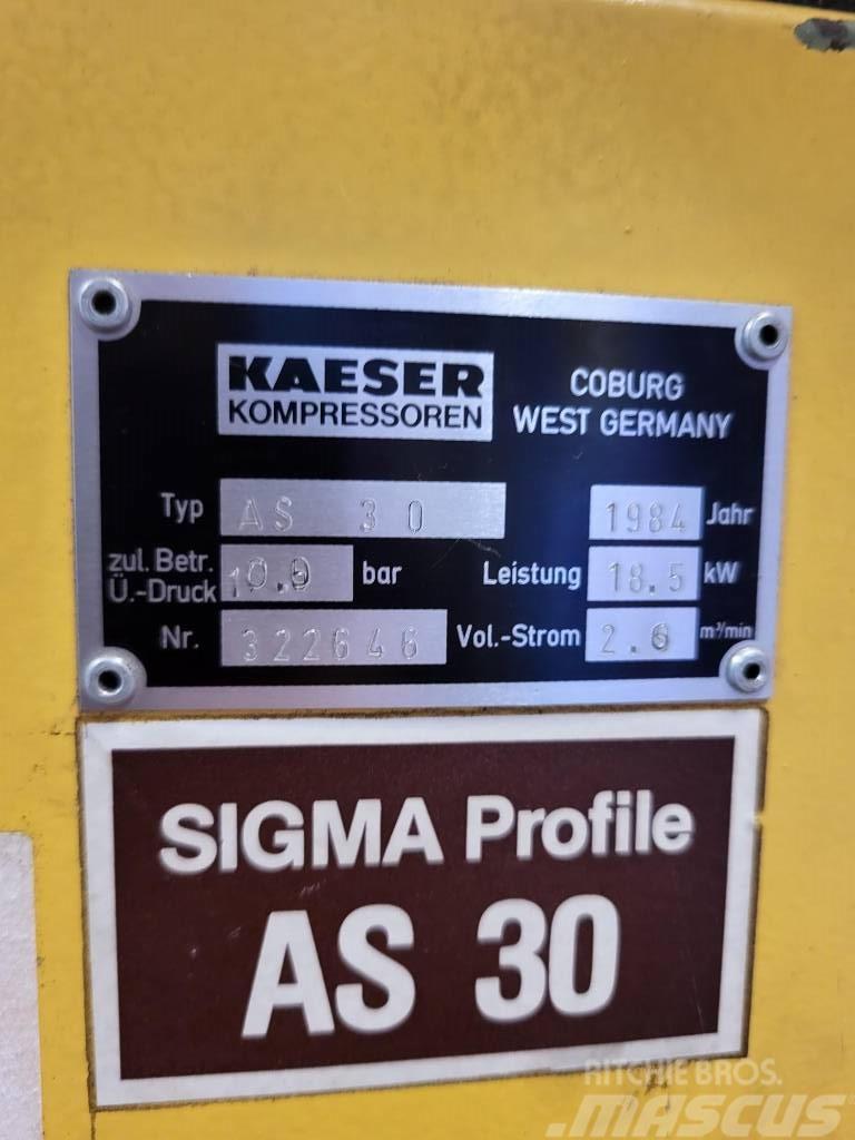 Kaeser AS 30 10 Bar 18,5 kW Kompressorer