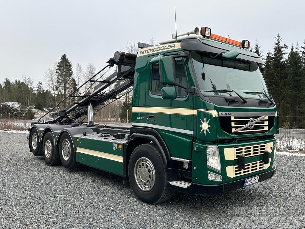 Volvo FM500 8x2*6 trippeli, vaijerilaite Lastväxlare med kabellift