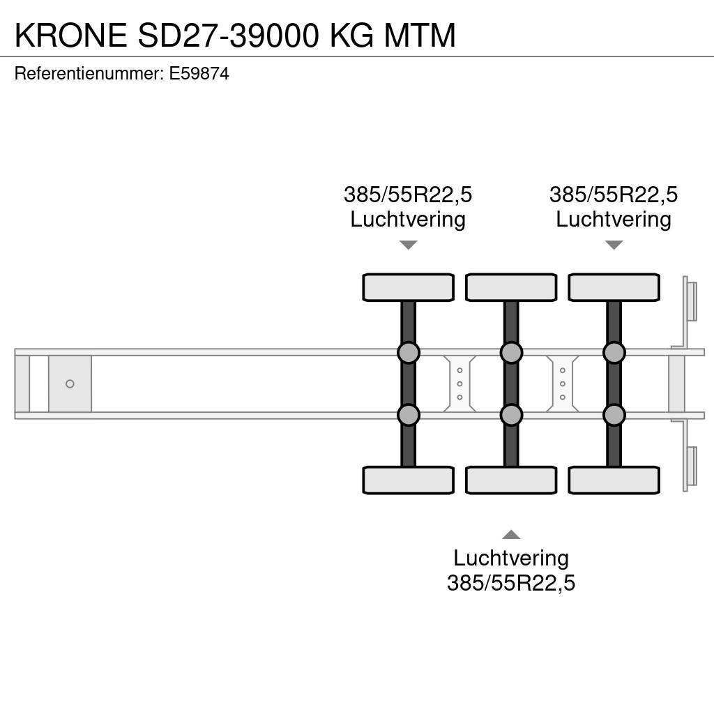 Krone SD27-39000 KG MTM Flaktrailer