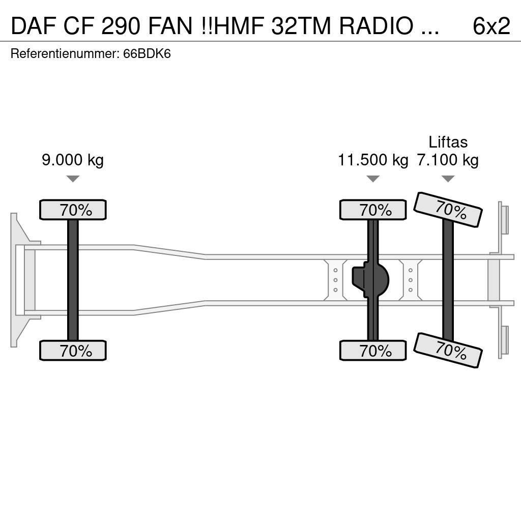 DAF CF 290 FAN !!HMF 32TM RADIO REMOTE!! FRONT STAMP!! Allterrängkranar