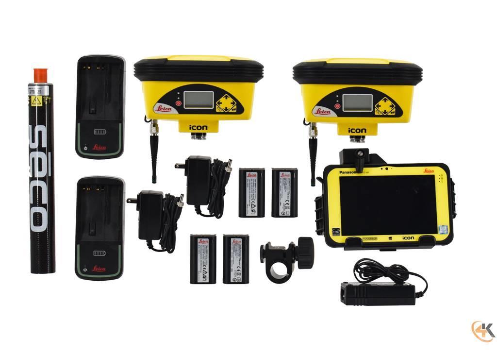 Leica iCON Dual iCG60 900MHz Base/Rover GPS w/ CC80 iCON Övriga