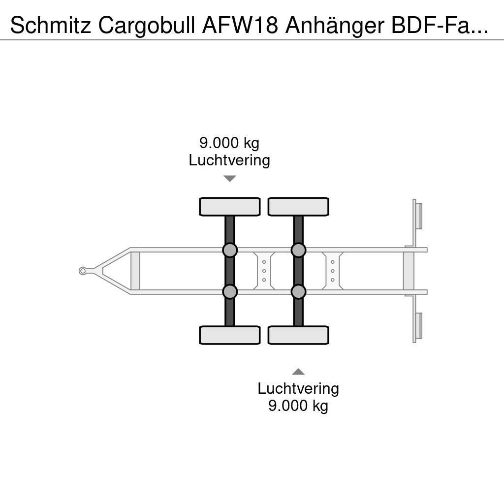Schmitz Cargobull AFW18 Anhänger BDF-Fahrgestell Växelflak-/Containersläp