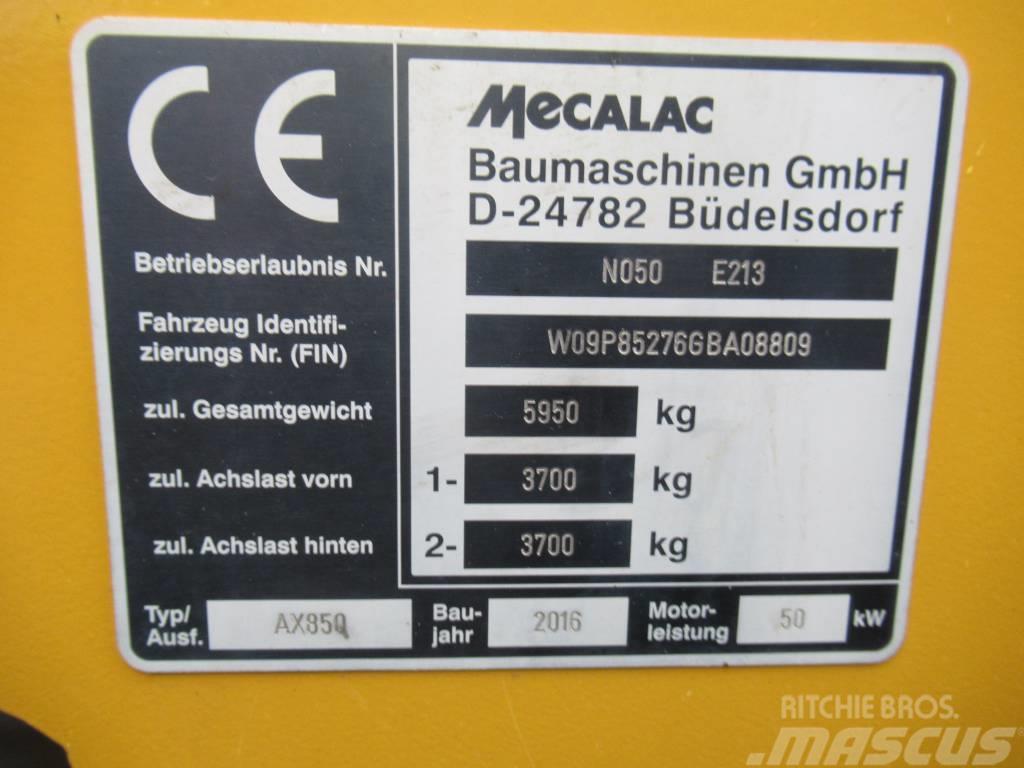 Mecalac AX 850 35KM/H Hjullastare