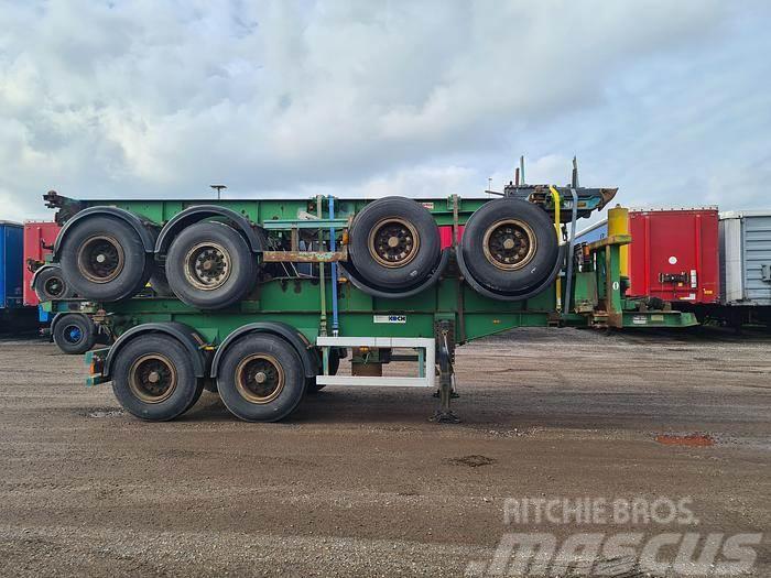 Renders 2 AXLE 20 FT CONTAINER CHASSIS STEEL SUSP DRUM BRA Containertrailer