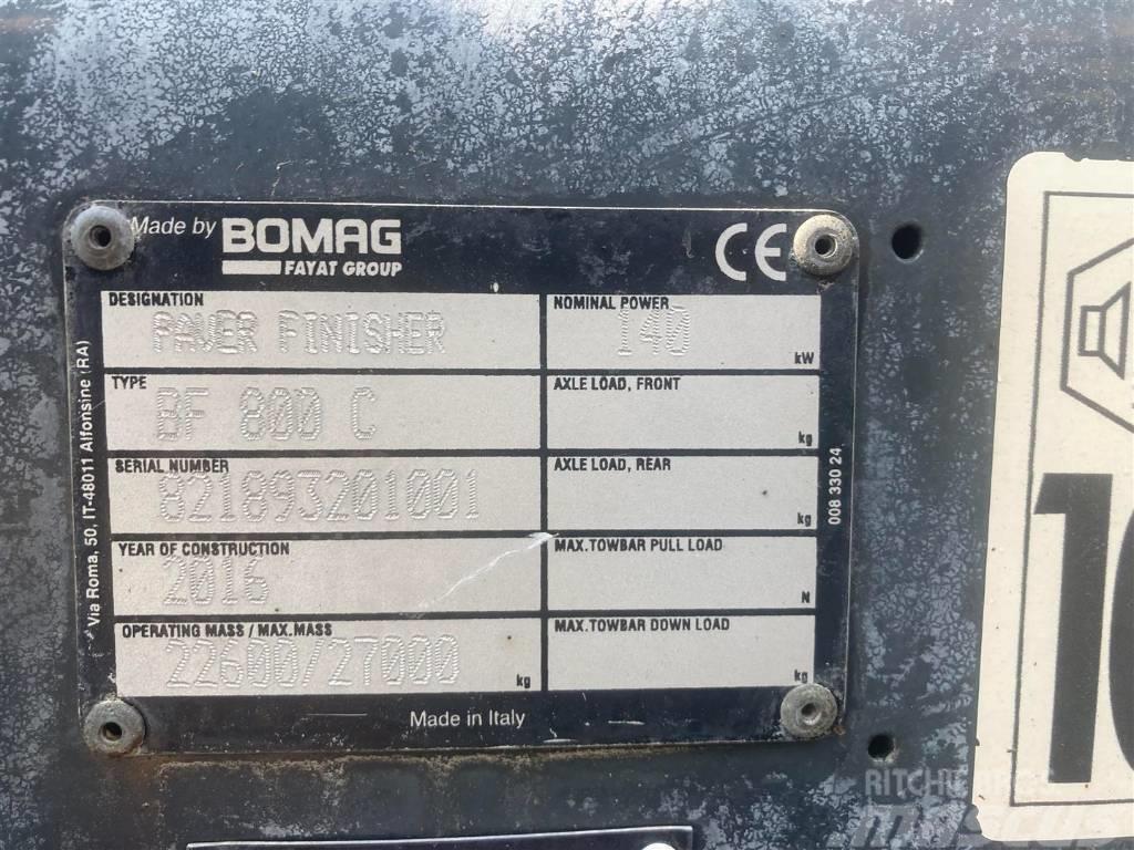 Bomag BF 800 C S600 Flex NON-CE Asfaltsläggningsmaskiner
