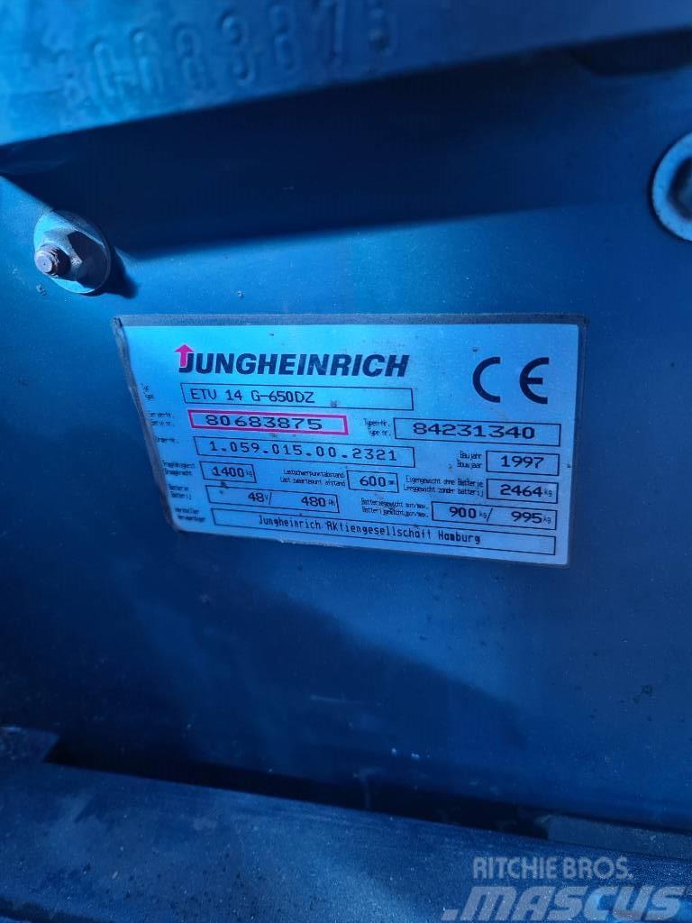 Jungheinrich ETV 14 Skjutstativtruck