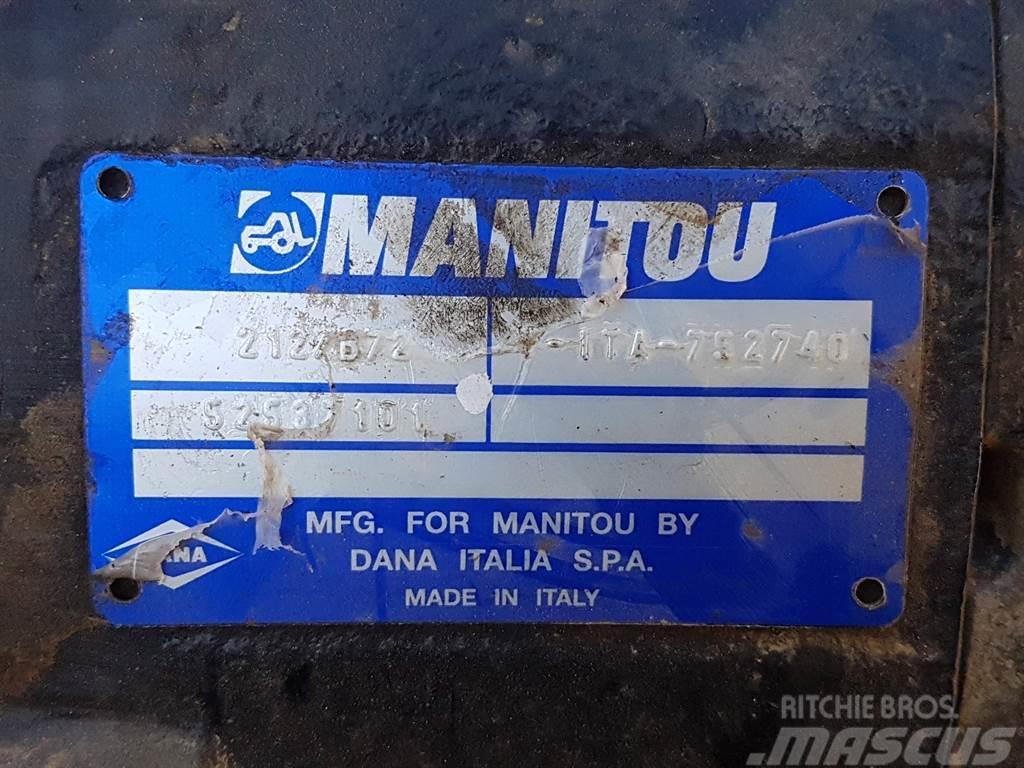 Manitou MLT1040-52537101-Spicer Dana 212/B72-Axle/Achse/As Hjulaxlar