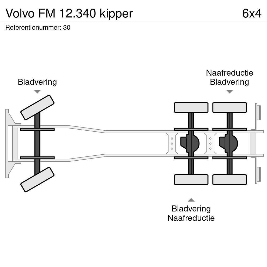 Volvo FM 12.340 kipper Allterrängkranar